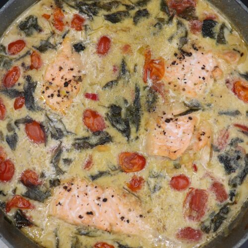 Delicious Salmon in Coconut Milk - It's Food o'Clock