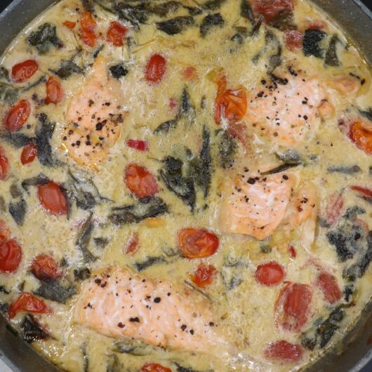 Delicious Salmon in Coconut Milk - It's Food o'Clock