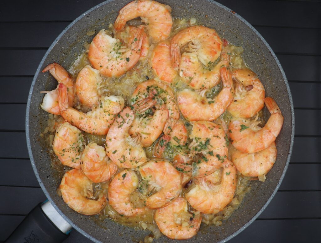 Prawns in Garlic - It's Food o'Clock