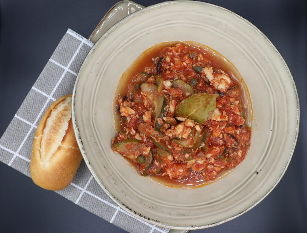 White Fish in Tomato Sauce It's Food o'Clock