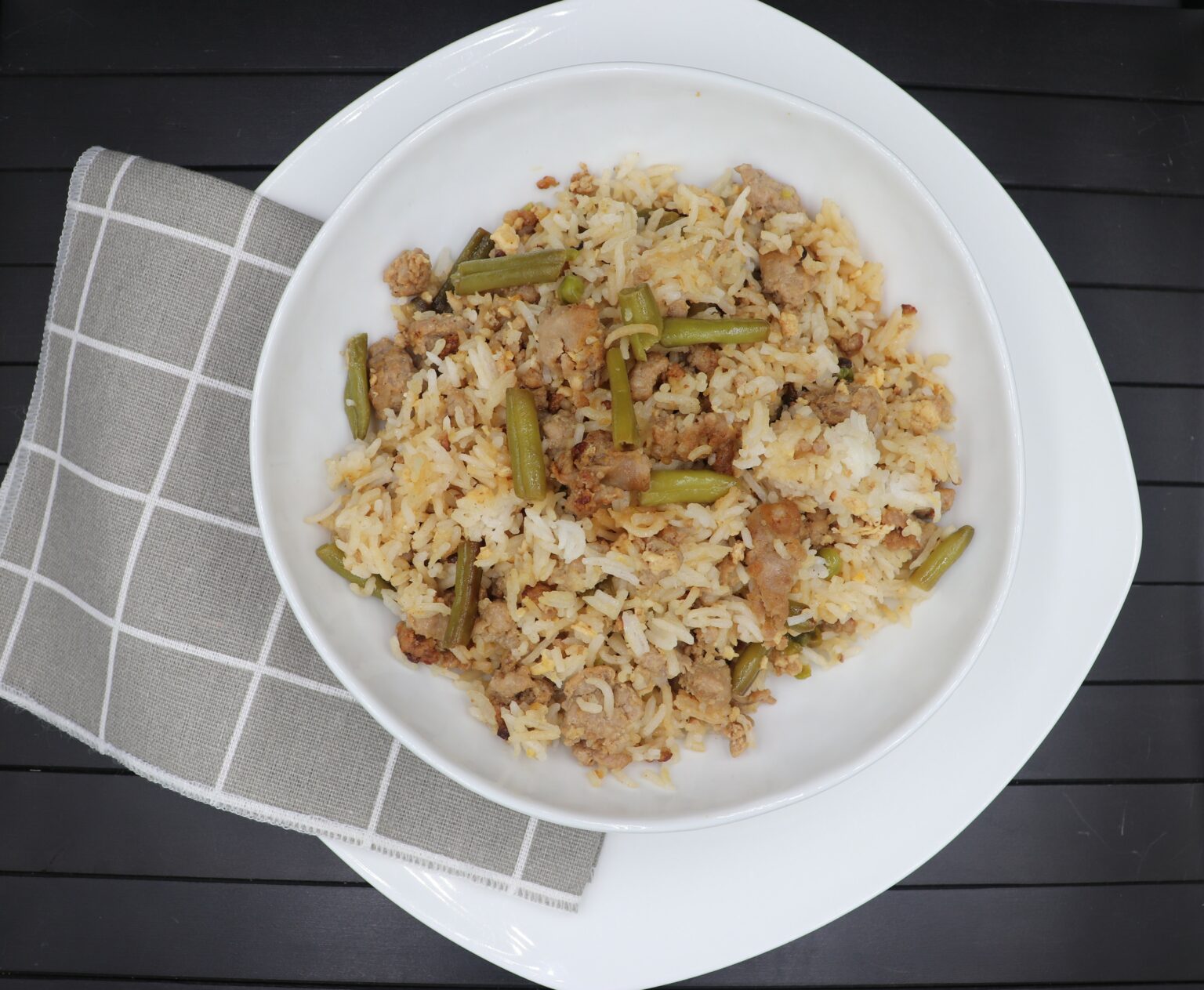 Sausage & Egg Fried Rice It's Food o'Clock