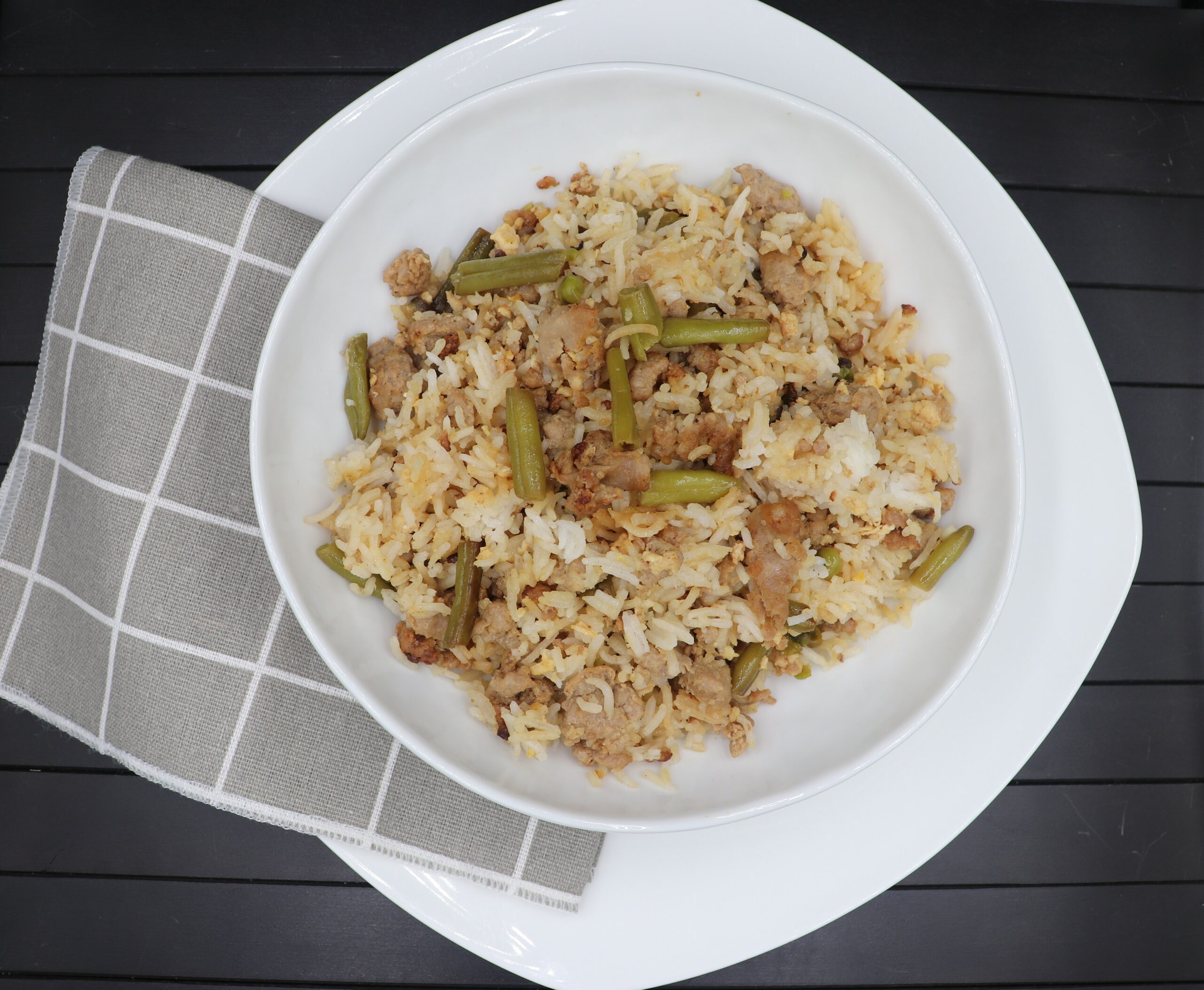 Sausage & Egg Fried Rice It's Food o'Clock