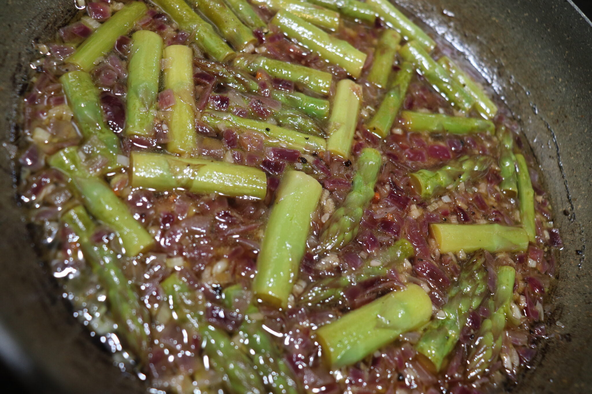Asparagus & White Wine Pasta Sauce It's Food o'Clock
